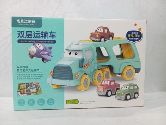 DOUBLE-DECKER TRANSPORT VEHICLE- SCENCE TOYS