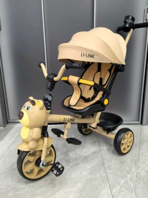 Lilink Fashionable Tricycle For Kids With Cover and Handle
